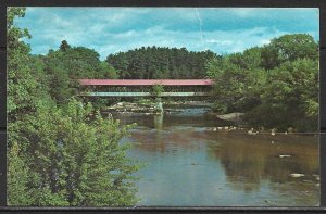 New Hampshire, Conway - Covered Bridge - Saco River - [NH-233]