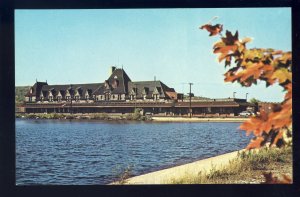 McAdam, New Brunswick/N.B., Canada Postcard, Railway Station, RR