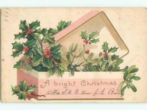 Divided-Back CHRISTMAS SCENE Great Postcard W9262