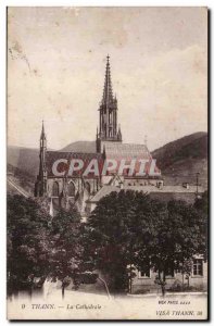 Thann - The Cathedral Postcard Old