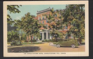 PEI CHARLOTTETOWN Hotel with older cars Pub by Valentine-Black ~ WB