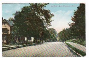 Garfield Avenue Danbury Connecticut 1910 postcard