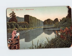 Postcard Kngl. Garten Oliva Poland