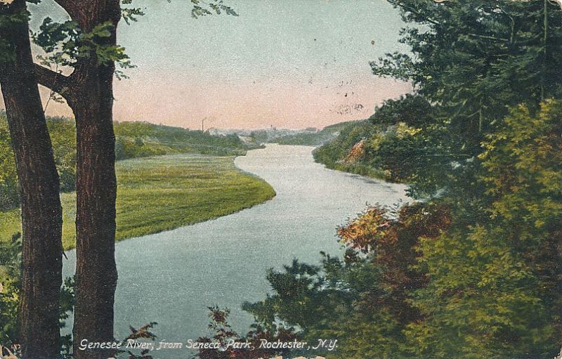 Genesee River viewed from Seneca Park - Rochester, New York - DB