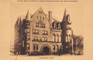 Young men's Christian Association Building Main Entrance Hartford CT 