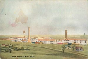 Michigan Kalamazoo Paper Mills Simplicity Factory Industry Postcard 22-93