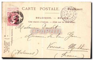 Old Postcard Brussels Manneken Pis Un Jour de Fete