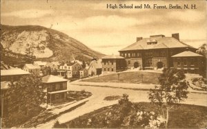 Berlin New Hampshire NH High School 1900s-20s Vintage Postcard