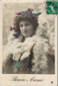 Victorian Lady Portrait Vintage RPPC 03.58