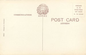 Vintage Postcard Galesburg IL Presbyterian Church Corner View PCK Germany