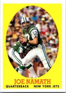 2007 Topps Football Card Joe Namath New York Jets sk20774