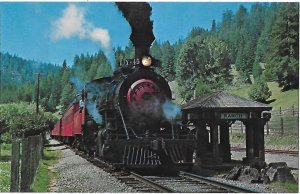 The Super Skunk Steam Train Engine Ranch Station California Western Railroad