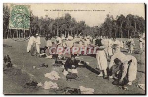 Old Postcard Militaria Algeria Music Zouaves to Maneuver