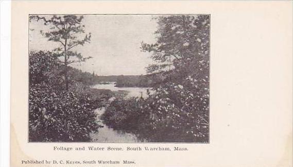 Massachusetts Wareham Foliage &  Water Scene