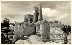 RPPC Postcard Seal Castle Bryce Canyon National Park Utah