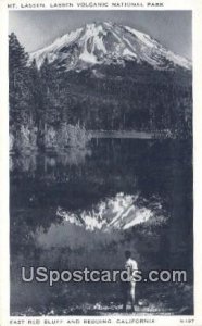 Mt Lassen, Lassen Volcanic National Park - Redding, California CA Postcard