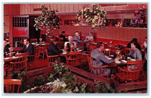 c1950 Ray Douglas Pine Cone Restaurant Motor Hotel Fresno California CA Postcard