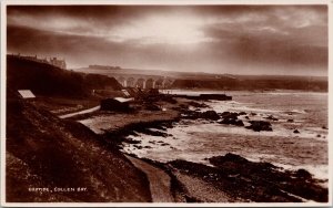 Cullen Bay Banffshire Scotland Ebbtide Bridge GW Findlay RPPC Postcard E77