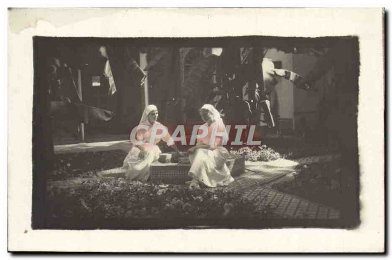 PHOTO CARD Nurses Fez Morocco 1917