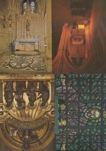 Buckfast Abbey 4x Unique Interior Postcards Mint incl Chapel Reredos Compline