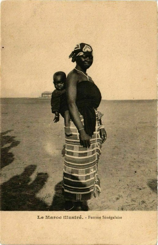 CPA AK Femme Senegalaise MAROC (825036)