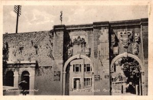 Gibraltar Southport Gates Vintage Postcard 09.82