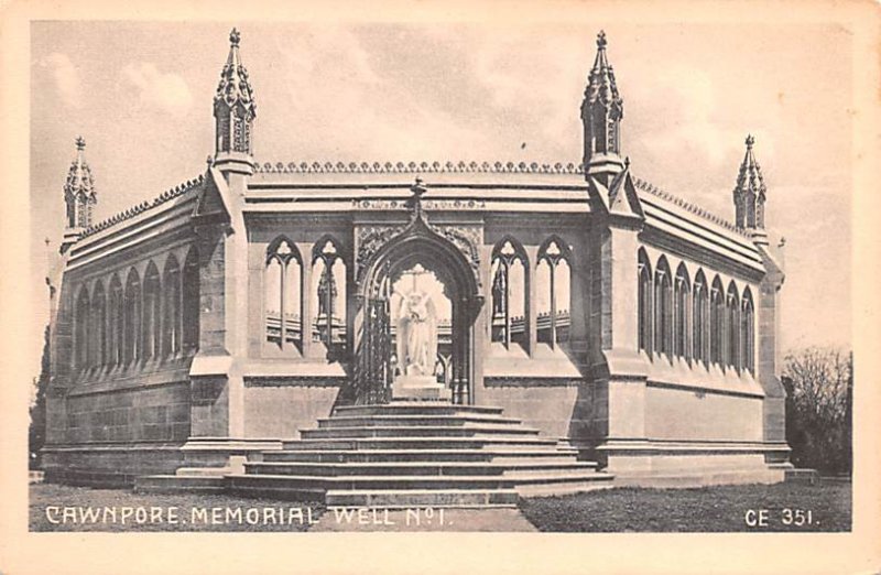 Memorial Well No 1 Cawnpore India Unused 