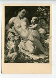 429316 GERMANY PROPAGANDA Munchen Heymann fertility nude mother children Vintage