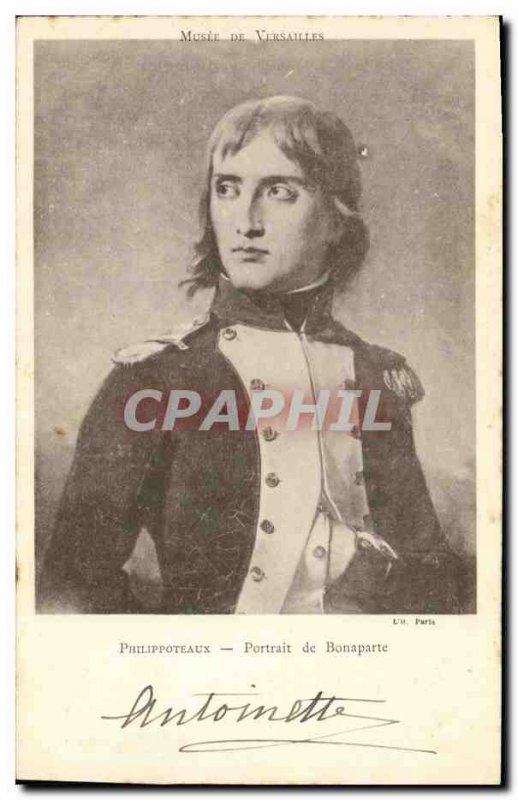 Old Postcard Napoleon 1st Museum of Versailles Philippoteaux Portrait of Bona...