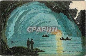 Postcard Old Grotta Capri assured