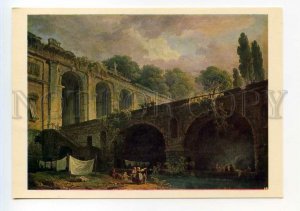 490805 USSR 1981 Hubert Robert Villa Madama near Rome Hermitage Old postcard