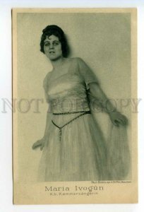 490364 Maria IVOGUN Hungarian German OPERA Singer Vintage postcard