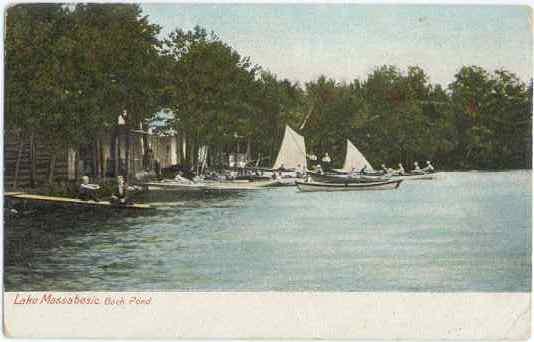 Lake Massabesic, Back Pond, near Manchester, New Hampshire, NH,  UNDivided Back