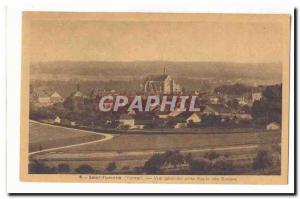 Saint Florentin Old Postcard General view of the route taken Rosiers