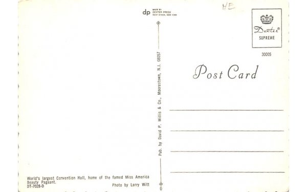 Convention Hall in Atlantic City, New Jersey