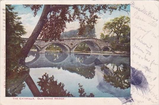 The Catskills Old Stone Bridge New York 1905