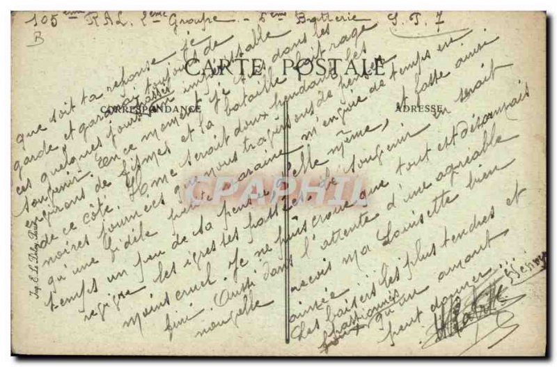 Old Postcard Folklore Wine Vintage Champagne & # 39un Panorama of vineyards d...