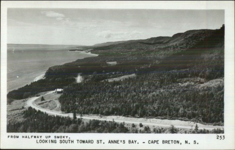 Cape Breton St. Anne's Bay Real Photo Postcard - Nova Scotia