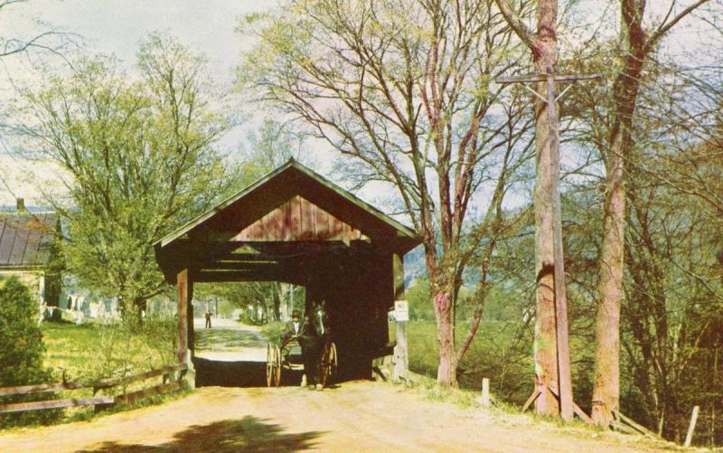 VT - Waitsfield. Old Covered Bridge