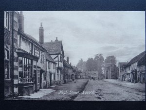 Wiltshire LACOCK High Street showing COFFEE TAVERN c1905 Postcard by Valentine