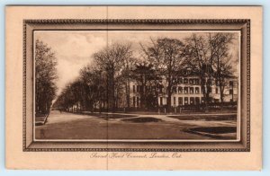 LONDON, ONTARIO Canada ~ SACRED HEART CONVENT Tuck Framed Sepia 1910s Postcard