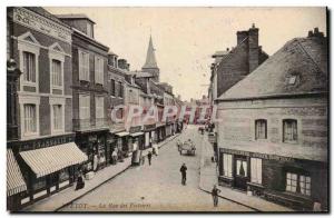 Yvetot - La Rue des Victoires - Old Postcard