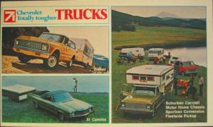 Chevrolet Trucks Ad Postcard