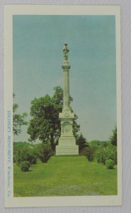Tall Soldier's Monument - Winchester, Virginia - Vintage Postcard