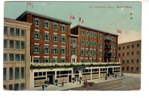 St Lawrence Hall, Montreal, Quebec, Used 1913