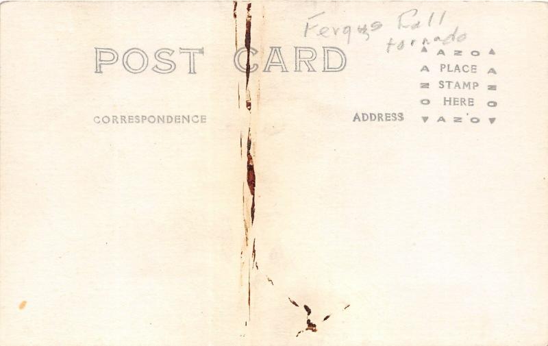 F36/ Fergus Falls Minnesota RPPC Postcard c1919 Cyclone Disaster 2