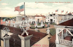 Kansas City Kansas Carnival Park General View Vintage Postcard AA16951