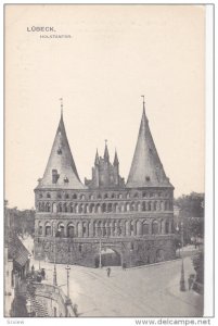 LUBECK, Germany, 1900-1910's; Holstentor