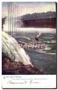 Old Postcard The Falls Of Niagara