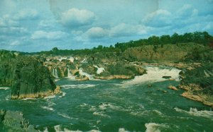 Virginia, Natural Attraction, Great Falls Park Of The Potomac, Vintage Postcard